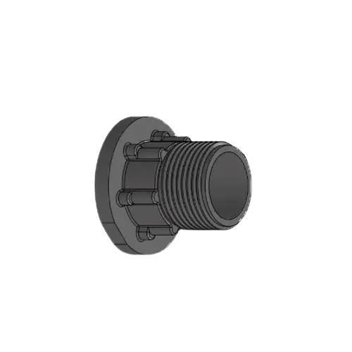 COLLARE PVC FILETTATO MASCHIO PER GUARNIZIONE PIANA