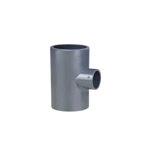 TEE PVC RIDOTTA  FILETTATA